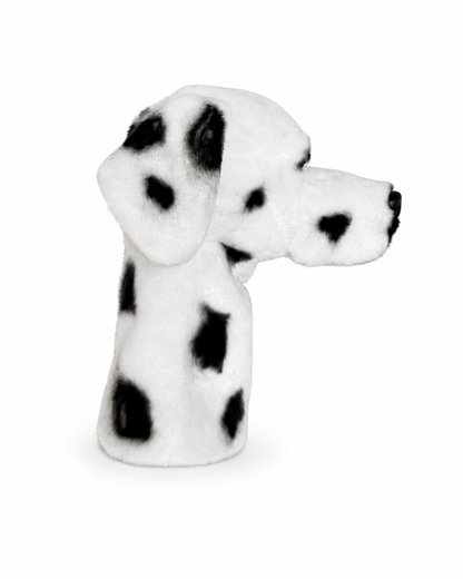 Dalmatian Golf Driver Headcover, Plush Dog Animal Club Cover, Fits No.1 Wood