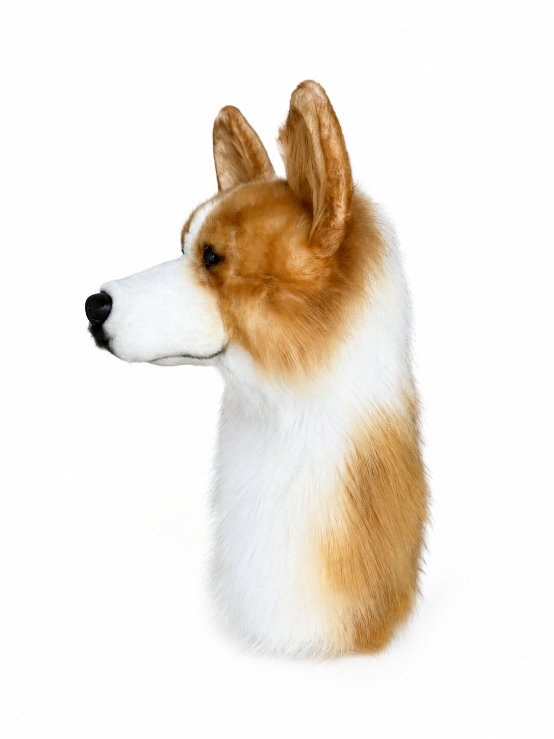 Corgi Golf Driver Headcover, Plush Dog Club Cover for No.1 Wood