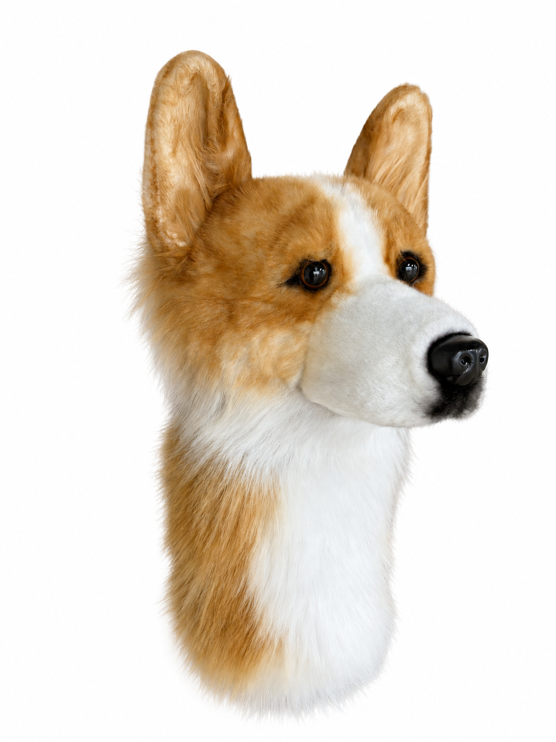 Corgi Golf Driver Headcover, Plush Dog Club Cover for No.1 Wood