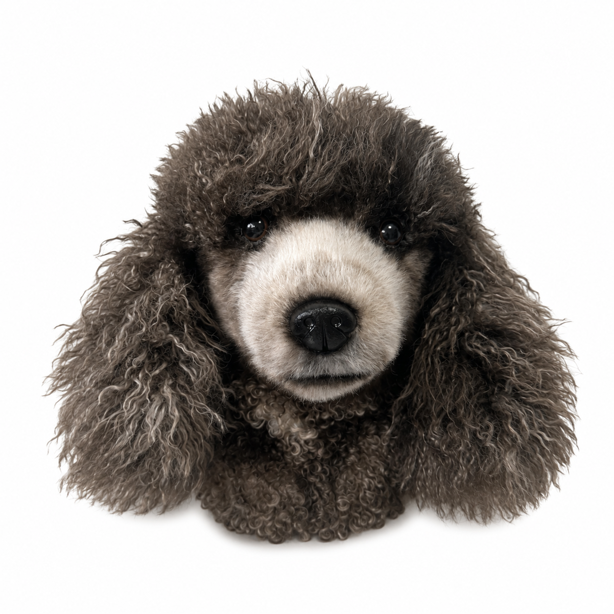 Gray Poodle Golf Driver Headcover, Plush Dog Club Cover for No.1 Wood