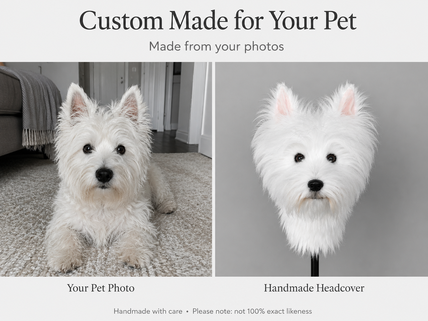 Custom Pet Golf Head cover From Photo, Personalized Dog Cat Driver Cover, Golfer Gift