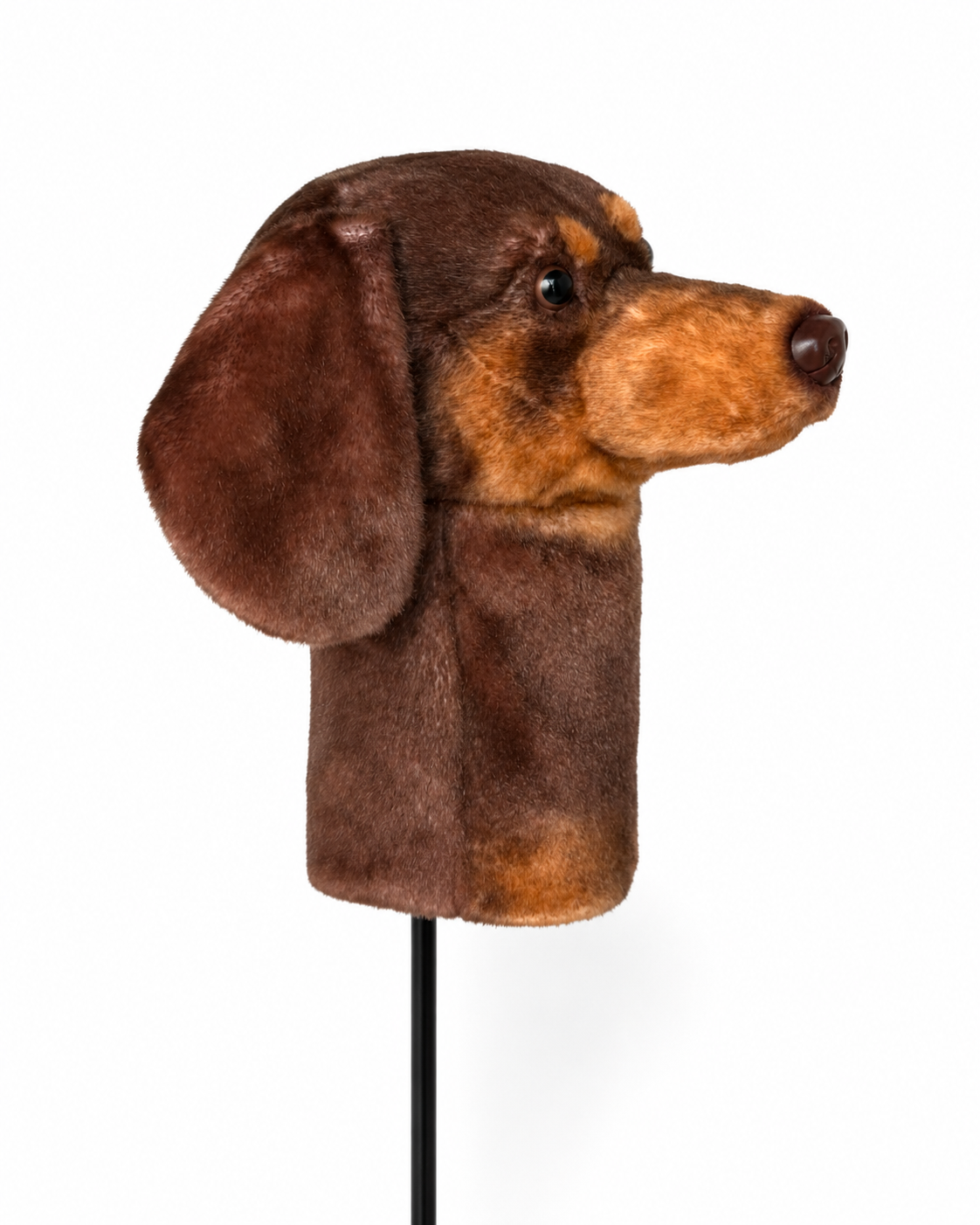 Dachshund Golf Driver Headcover, Plush Dog Club Cover for No.1 Wood