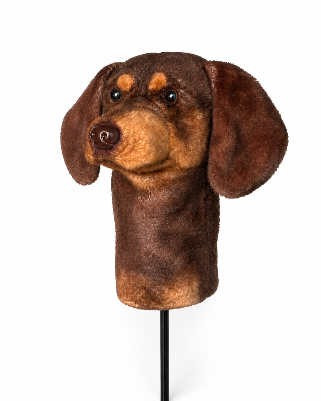 Dachshund Golf Driver Headcover, Plush Dog Club Cover for No.1 Wood