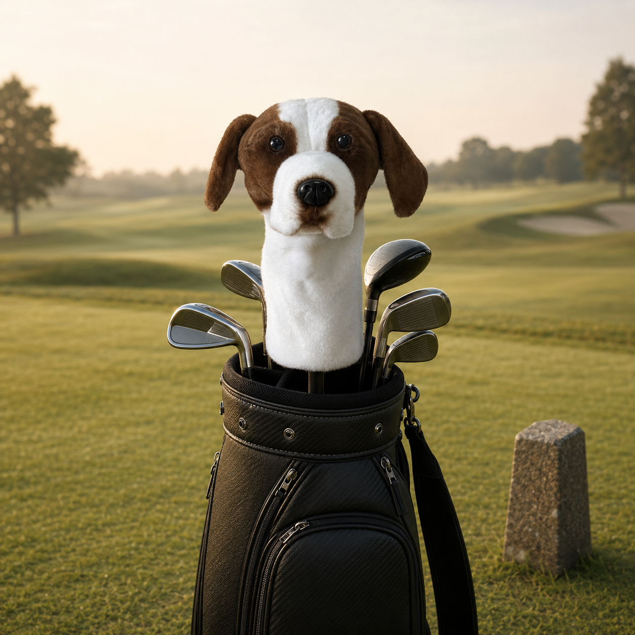 Beagle Golf Driver Headcover – Plush Dog Golf Club Cover