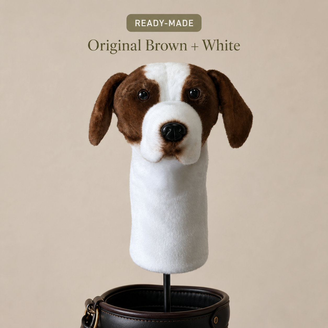 Beagle Golf Driver Headcover – Plush Dog Golf Club Cover